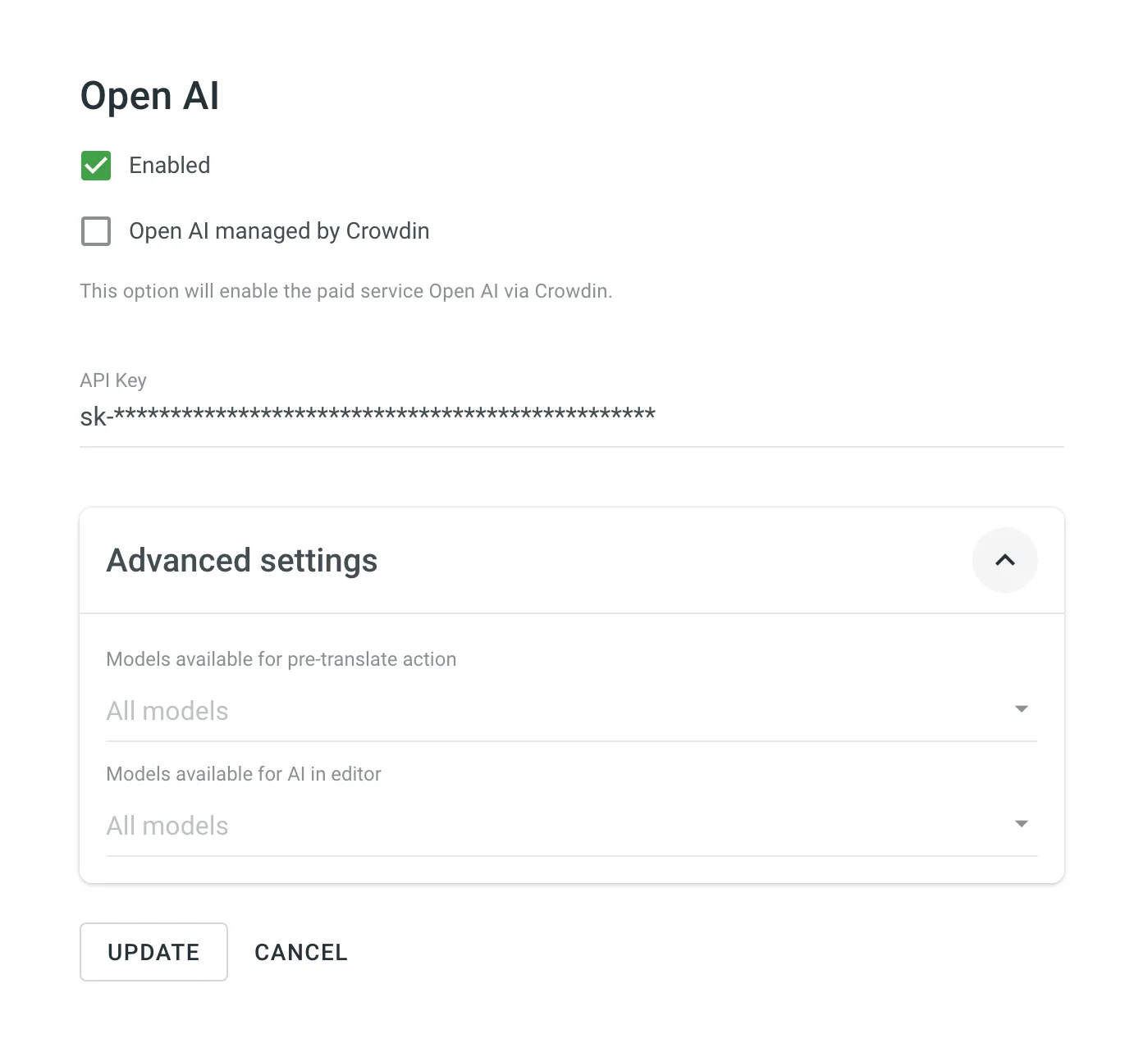 Configuring AI Provider